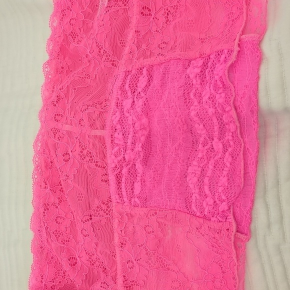 Free People laced Pink Tube Top brallet - Picture 4 of 7